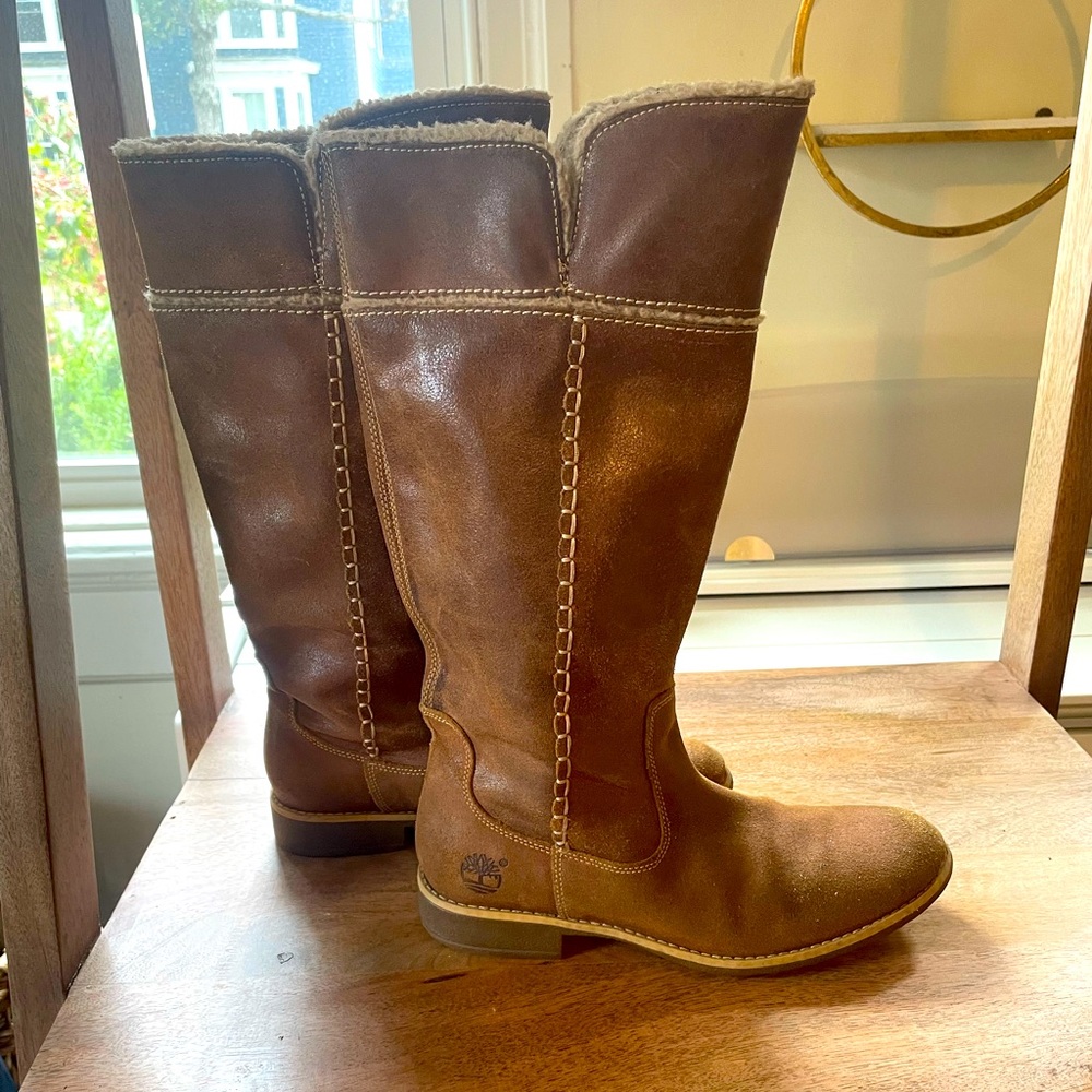 Timberland tall fall suede boots